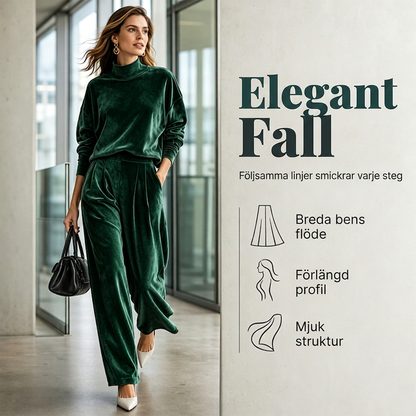 🧶 50 % rabatt | Flödande elegans och mjuk komfort – stickat set för damer