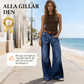 👖Nyhet – Het rea – 50 % rabatt🔥🥳Över 50 000 sålda!💥Jeans med hög midja och vida ben för damer