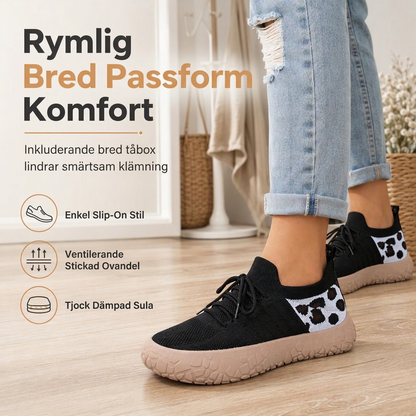 Kvinnor Slip-on Loafers Lätta Andas Sommar Casual Platt Skor Plusstorlek