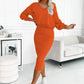 Set med off-shoulder-tröja och camisoleklänning för damer