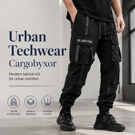 📢🎉50 % rabatt!!!🛍️✨Lösa cargobyxor för herrar