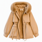 🔥Fri frakt✈️Vadderad parka för damer med imitationspäls – Varm, elegant och bekväm 🧥