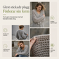 Dam lång kabelstickad mockneck-cardigan, långkofta i tröjskoftsdesign