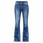 📢📢50 % rabatt!!! 🎉✨ Retro-jeans med hög midja för damer, i denim