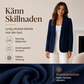 Kvinnors lediga kavaj med öppen framsida