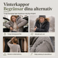 📢🎉50 % rabatt!!!🛍️✨Vändbar, vadderad slim fit-kappa med huva