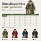 📢🎉50 % rabatt!!!🛍️✨Vändbar, vadderad slim fit-kappa med huva