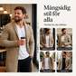 Fri frakt✈️🧥Kardigan i fläta stickning, medellång för män