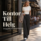 🔥Populär produkt !👖Dambyxor med hög midja och raka ben