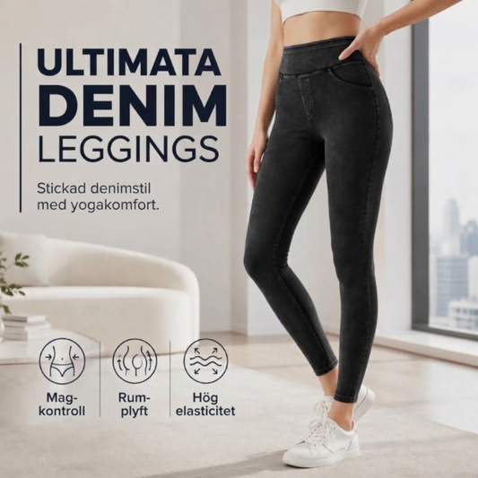 ✨ Specialerbjudande 👖 Dammjeans med hög midja – figurskapande passform för en smalare, smickrande look 🤎