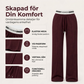 👖Damträningbyxor med hög midja och breda ben