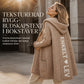 🌸 Ny kollektion – Lång stickad damkofta med huva 🧶 Mjuk värme, avslappnad passform och ett stilfullt plagg för hösten ✨