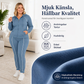 📢🎉50 % rabatt!!!🛍️✨Sportigt set med huvtröja och byxor med dragkedja för damer