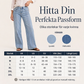 👖Vida jeans med söm fram för kvinnor
