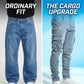 ⏳Begränsad tid – 50% rabatt⏰🔥Cargobyxor i denim för män👖