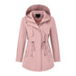 📢🎉50 % rabatt!!!🛍️✨Snygg och varm halvlång hoodie för damer
