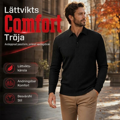 🌟 Den look som alla letar efter – hos oss 50 % billigare! Strukturerad, lätt långärmad tröja för herrar