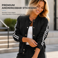 ✈️Fri frakt📢🎉50 % rabatt!!!🛍️✨Randigt, sportigt loungewear-set för damer