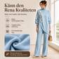 🛍️ Specialerbjudande ✨ Elegant set med damtröja med hög hals och byxor med vida ben – bekväm passform och elegant look