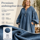 🌿 Maxi-jeansklänning med lanternärmar – andas bra och är mångsidig för alla tillfällen