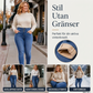 👖Damernas högmidjade skinny jeans med varmt foder
