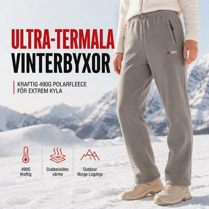 🔥 Vintererbjudande ❄️ Unisex-värmda, tjocka fleecebyxor – extra varma, mjuka och bekväma för kalla dagar 🧸