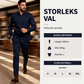 💎 Exklusivt erbjudande 👔 2-delat set för herrar med skjorta och byxor – bekvämt blandtyg, modernt utseende och lätt att kombinera