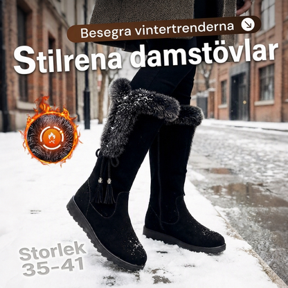 🙌 50 % återköpsgrad – kvaliteten övertygar! Varma, halkfria och slitstarka damstövlar som når till vaden