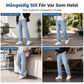 👖Klassiska rakskurna jeans för män