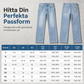 👖Klassiska rakskurna jeans för män