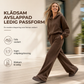 ✨ Bekväm favorit 🤎 2-delat loungewear-set för damer med huva och vida byxor – mjukt, avslappnat och stilfullt