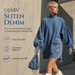 ✨ Ny höststil 💙 Oversized miniklänning i denim för damer med krage – bekväm passform, trendig och avslappnad chic