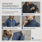 ✨ Ny höststil 💙 Oversized miniklänning i denim för damer med krage – bekväm passform, trendig och avslappnad chic