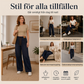 ✨ Casual-favorit 👖 Långa damjeans med dragsko – avslappnad passform, bekväma och modern denimlook