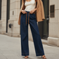 ✨ Casual-favorit 👖 Långa damjeans med dragsko – avslappnad passform, bekväma och modern denimlook