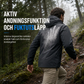 🌧️ Väderbeständigt skydd, stor rörelsefrihet | Unisex-softshelljacka med huva
