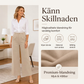 👖 Smickrande hög midja, bekvämt fall med vida ben | Casualbyxor för damer