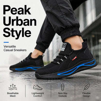 ✈️Fri frakt🔥Populär produkt! ✨Säkerhetsskor med stålhätta för herrar, andningsbara arbetssneakers