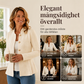 🔥 Dagens specialerbjudande – Elegant rynkad peplum-kavaj för damer ✨ feminin silhuett, peplum-snitt, elegant