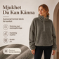 Varm och mysig sweatshirt med halv dragkedja för kvinnor