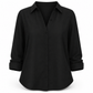 📢🎉50 % rabatt!!!🛍️✨Elegant fritidsblus för damer med långa ärmar och knäppning