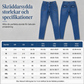 Dessa damjeans erbjuder en avslappnad passform och hög midja