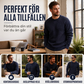 📢🎉50 % rabatt!!!🛍️🧶 Klassisk tröja med rund hals för herrar – mjuk, bekväm och passar alltid