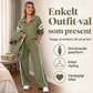 Set med ledig sweatshirt och vida byxor för kvinnor