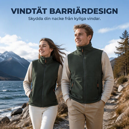 ❄️ Unisex-vinterväst med plyschfoder – mysig, varm och passar alltid