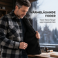 Varm skjorta i rutigt vinterskal för män – Slitstark, mjuk och tidlös med värmande fleecefoder 🧥❄️🔥