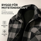 Varm skjorta i rutigt vinterskal för män – Slitstark, mjuk och tidlös med värmande fleecefoder 🧥❄️🔥