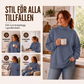 Kvinnors lediga sweatshirt med krage – Mjuk, bekväm och tidlös för vardagen 👚✨