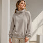 Kvinnors lediga sweatshirt med krage – Mjuk, bekväm och tidlös för vardagen 👚✨