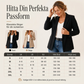 📢🎉50 % rabatt!!!🛍️✨Klassisk damblazer med enknappsstängning